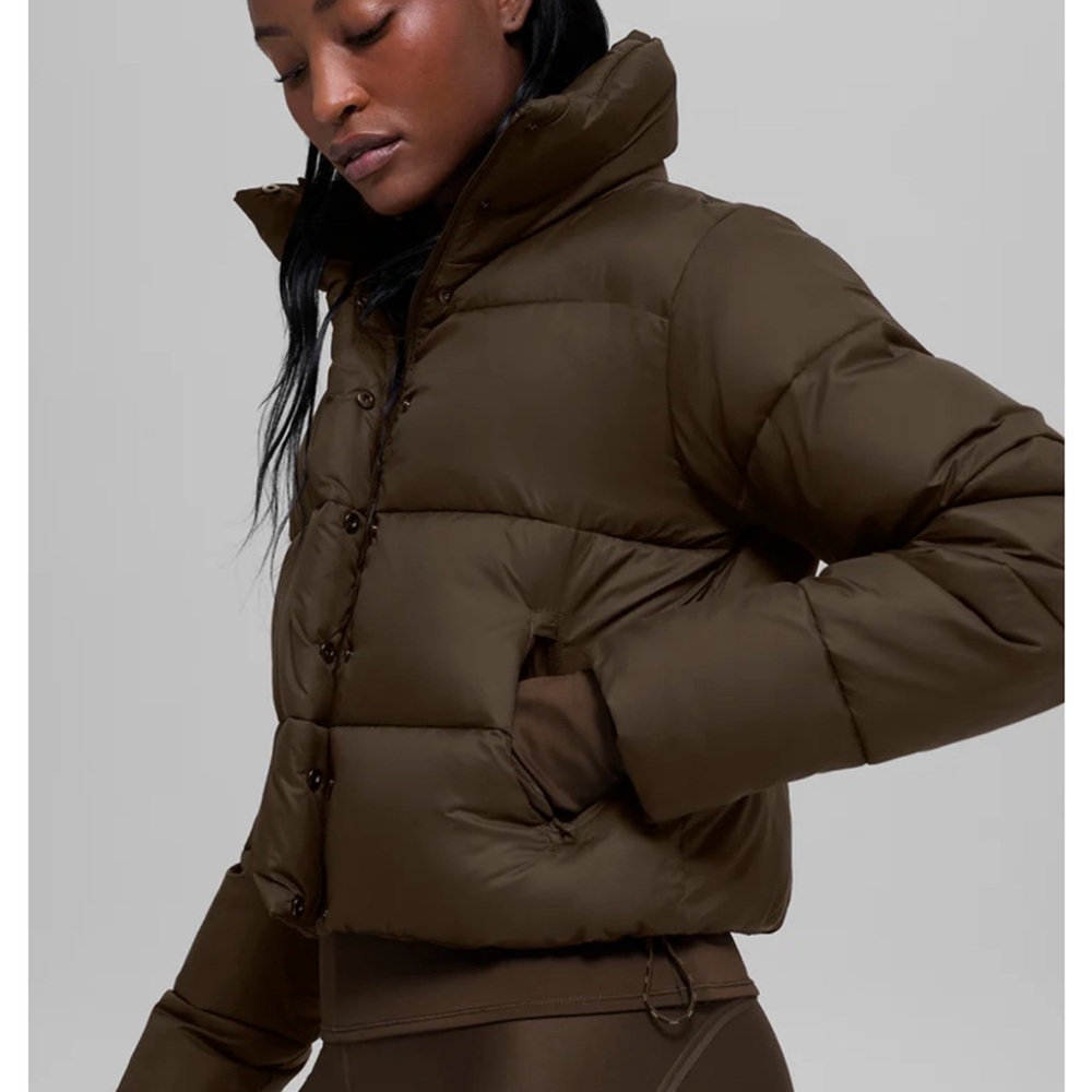 ALO Yoga Gold Rush Puffer - Espresso